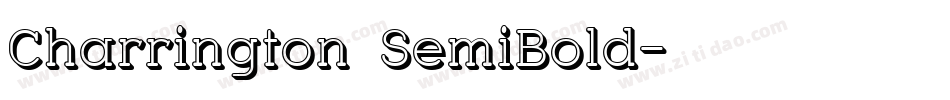Charrington SemiBold字体转换